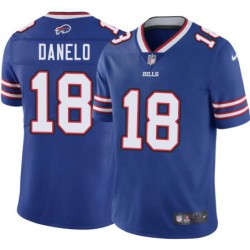 Bills #18 Joe Danelo Authentic Jersey -Blue