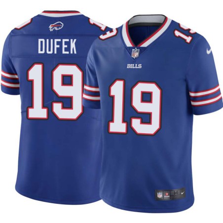 Bills #19 Joe Dufek Authentic Jersey -Blue