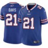 Bills #21 Wayne Davis Authentic Jersey -Blue