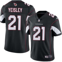 Cardinals #21 Don Yeisley Stitched Black Jersey