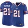 Bills #21 Gary Hayman Authentic Jersey -Blue