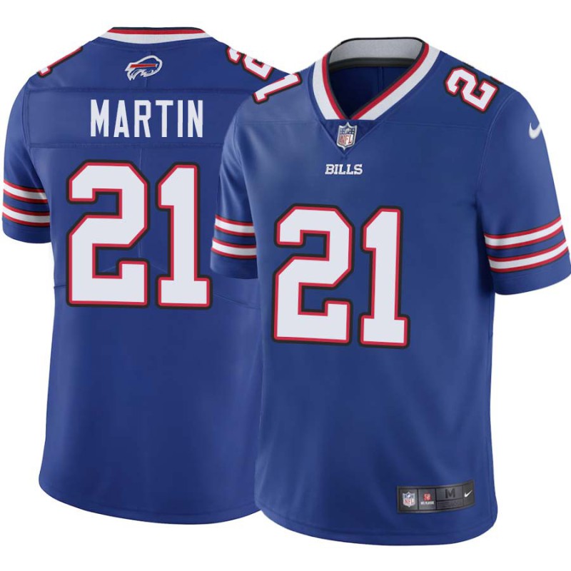 Bills #21 Emanuel Martin Authentic Jersey -Blue