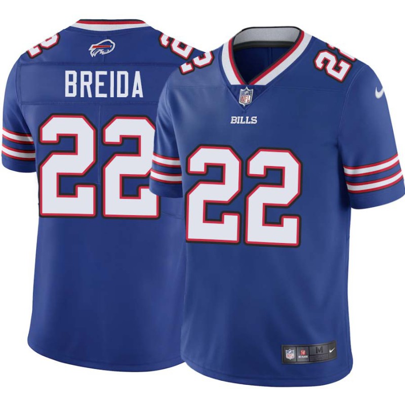 Bills #22 Matt Breida Authentic Jersey -Blue