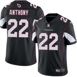 Cardinals #22 Terrence Anthony Stitched Black Jersey