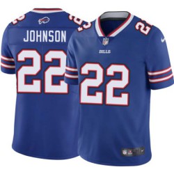 Bills #22 Duke Johnson Authentic Jersey -Blue