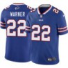 Bills #22 Charley Warner Authentic Jersey -Blue