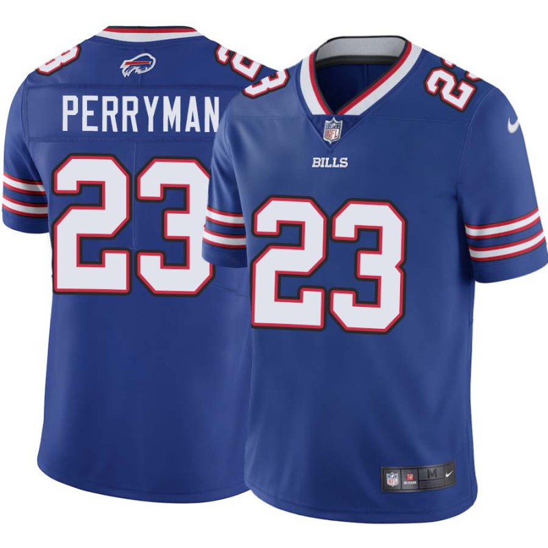 Bills #23 Jim Perryman Authentic Jersey -Blue