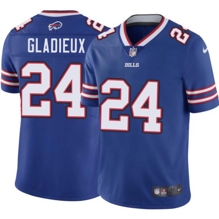 Bills #24 Bob Gladieux Authentic Jersey -Blue