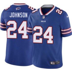 Bills #24 Leonard Johnson Authentic Jersey -Blue