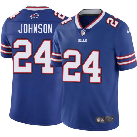 Bills #24 Taron Johnson Authentic Jersey -Blue