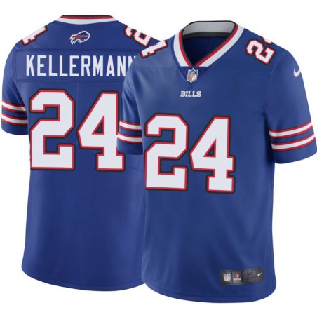 Bills #24 Ernie Kellermann Authentic Jersey -Blue