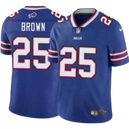 Bills #25 Fred Brown Authentic Jersey -Blue