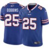 Bills #25 Oliver Dobbins Authentic Jersey -Blue