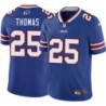 Bills #25 Kiwaukee Thomas Authentic Jersey -Blue