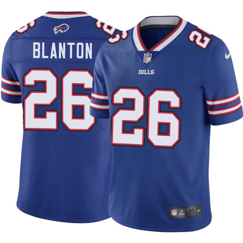 Bills #26 Robert Blanton Authentic Jersey -Blue