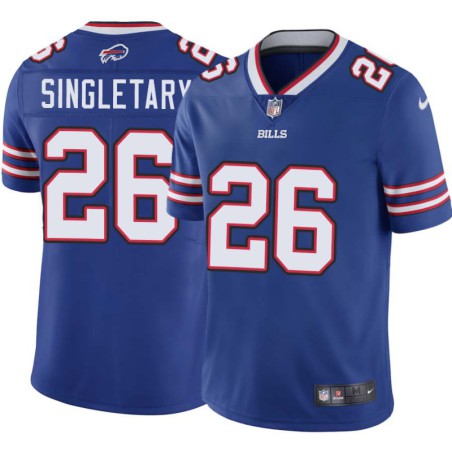 Bills #26 Devin Singletary Authentic Jersey -Blue