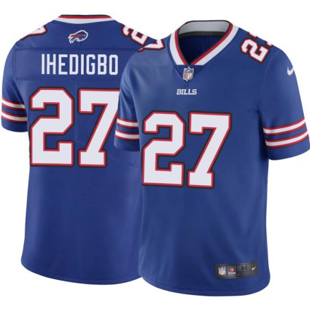 Bills #27 James Ihedigbo Authentic Jersey -Blue