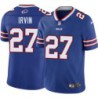 Bills #27 Ken Irvin Authentic Jersey -Blue