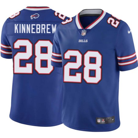 Bills #28 Larry Kinnebrew Authentic Jersey -Blue