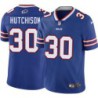 Bills #30 Anthony Hutchison Authentic Jersey -Blue