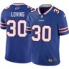 Bills #30 Warren Loving Authentic Jersey -Blue