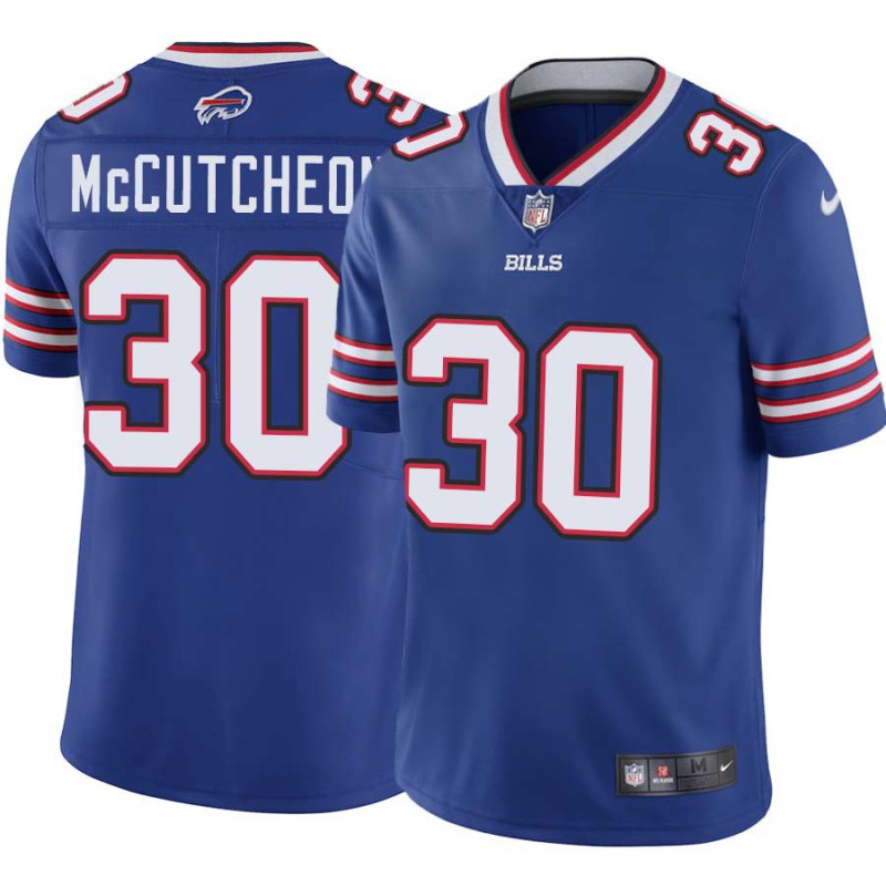 Bills #30 Lawrence McCutcheon Authentic Jersey -Blue