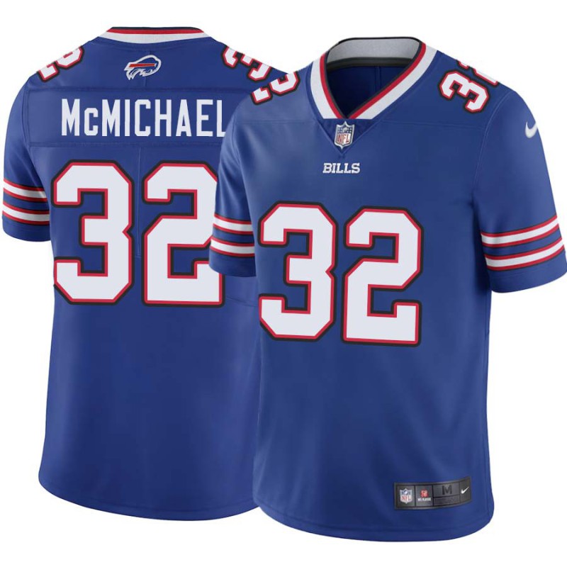 Bills #32 Kyler McMichael Authentic Jersey -Blue