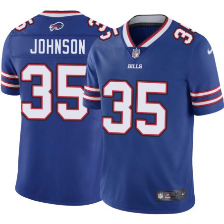 Bills #35 Todd Johnson Authentic Jersey -Blue