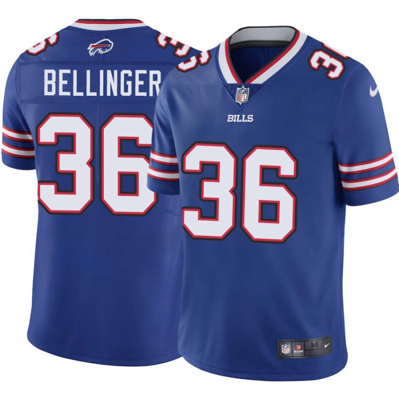 Bills #36 Rodney Bellinger Authentic Jersey -Blue