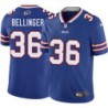 Bills #36 Rodney Bellinger Authentic Jersey -Blue