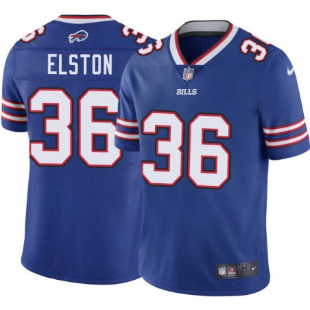 Bills #36 Trae Elston Authentic Jersey -Blue