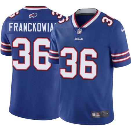 Bills #36 Mike Franckowiak Authentic Jersey -Blue