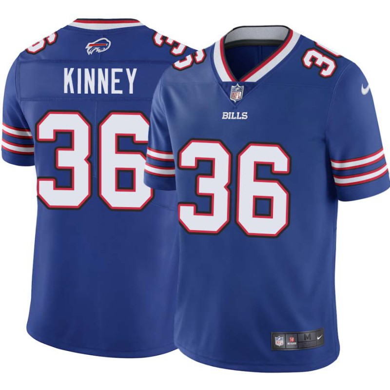 Bills #36 Jeff Kinney Authentic Jersey -Blue