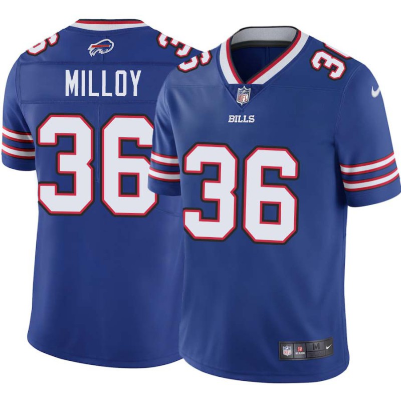 Bills #36 Lawyer Milloy Authentic Jersey -Blue