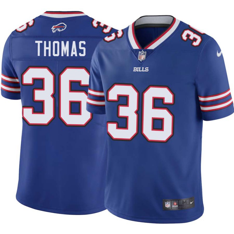 Bills #36 Josh Thomas Authentic Jersey -Blue