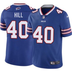 Bills #40 J.D. Hill Authentic Jersey -Blue