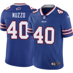 Bills #40 Chip Nuzzo Authentic Jersey -Blue