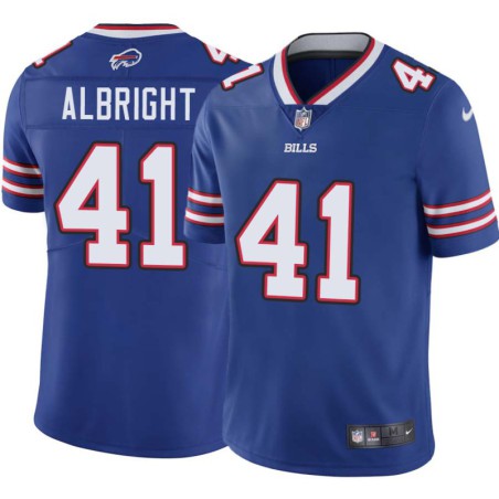 Bills #41 Ira Albright Authentic Jersey -Blue