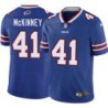 Bills #41 Royce McKinney Authentic Jersey -Blue