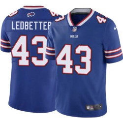 Bills #43 Monte Ledbetter Authentic Jersey -Blue