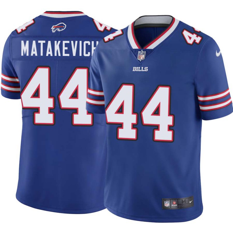 Bills #44 Tyler Matakevich Authentic Jersey -Blue