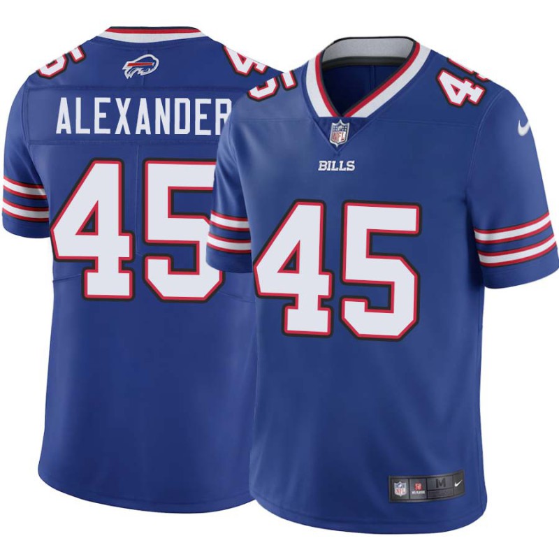 Bills #45 Glenn Alexander Authentic Jersey -Blue