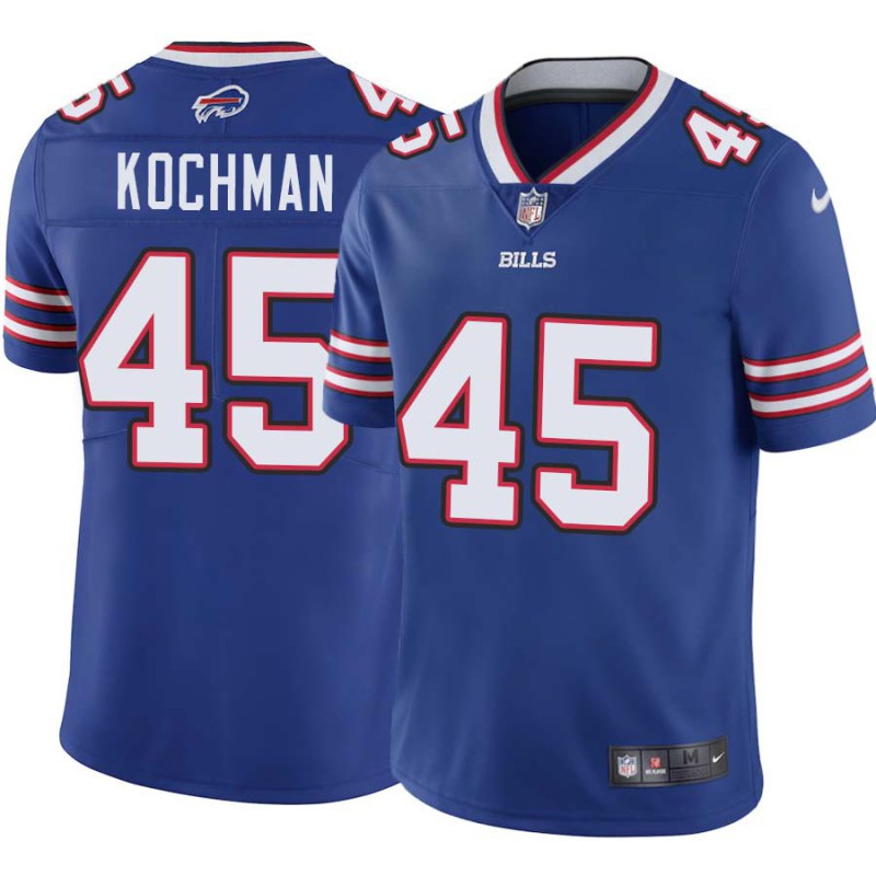 Bills #45 Roger Kochman Authentic Jersey -Blue