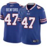 Bills #47 Christian Benford Authentic Jersey -Blue