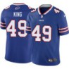 Bills #49 Bruce King Authentic Jersey -Blue