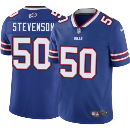 Bills #50 Dominique Stevenson Authentic Jersey -Blue