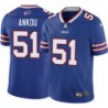 Bills #51 Eli Ankou Authentic Jersey -Blue