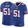 Bills #51 Dan Jilek Authentic Jersey -Blue