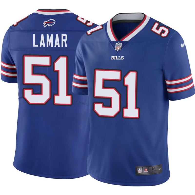 Bills #51 Kevin Lamar Authentic Jersey -Blue