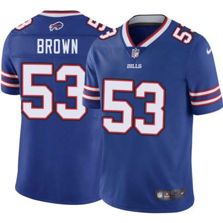 Bills #53 Zach Brown Authentic Jersey -Blue